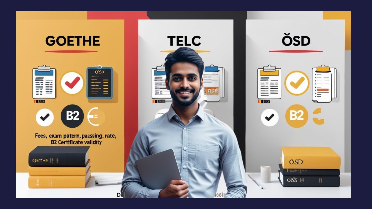 Goethe vs telc vs ÖSD: Fees, Exam Pattern, Passing Rate, and B2 Certificate Validity