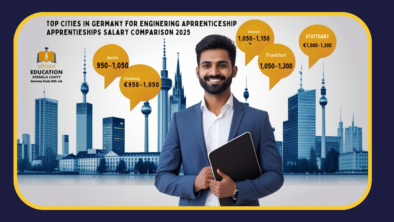 Top Cities in Germany for Engineering Apprenticeship (Ausbildung) – Salary Comparison 2025